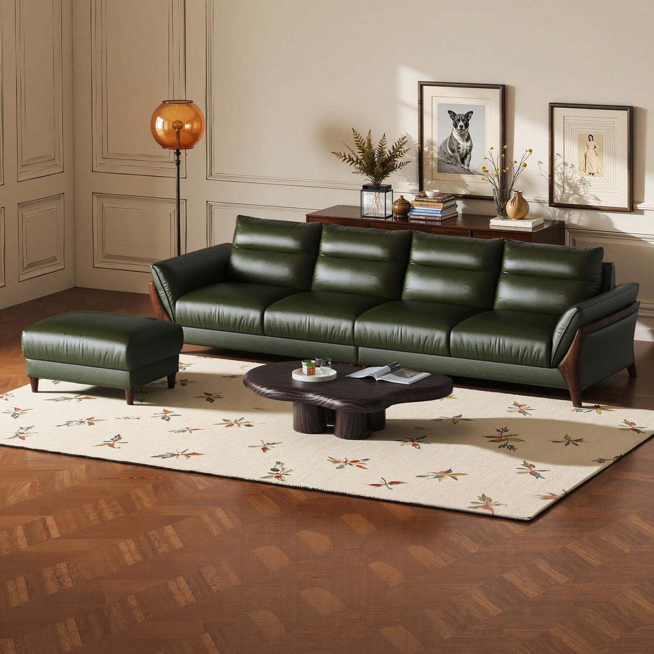 Vintage-Style Sofa (2)